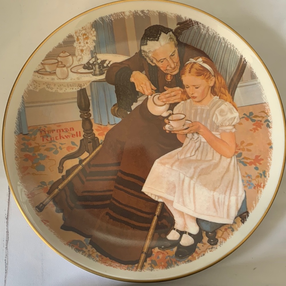 Gorham Fine China- All American Girl Collection Plate